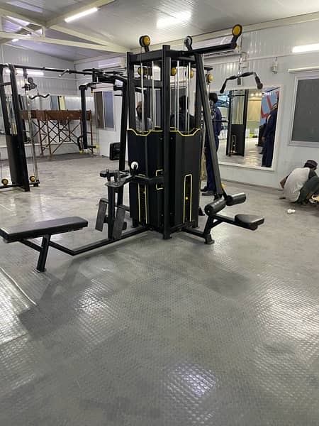 Functional trainer/four station/leg press/crossover 8