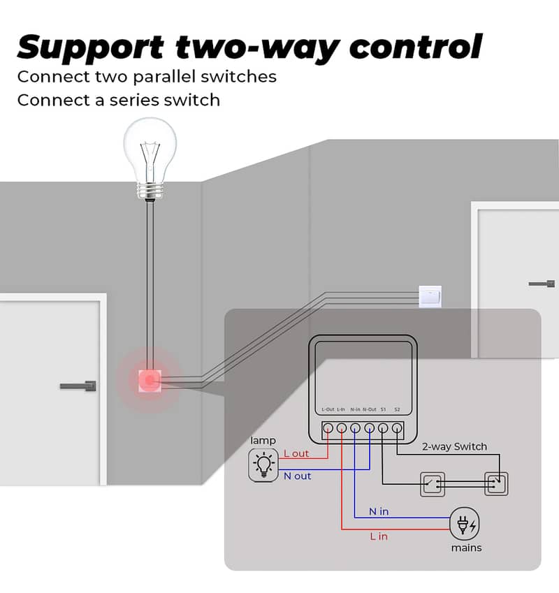 Tuya wifi or remote control RF 433M switches for motor water pump 9