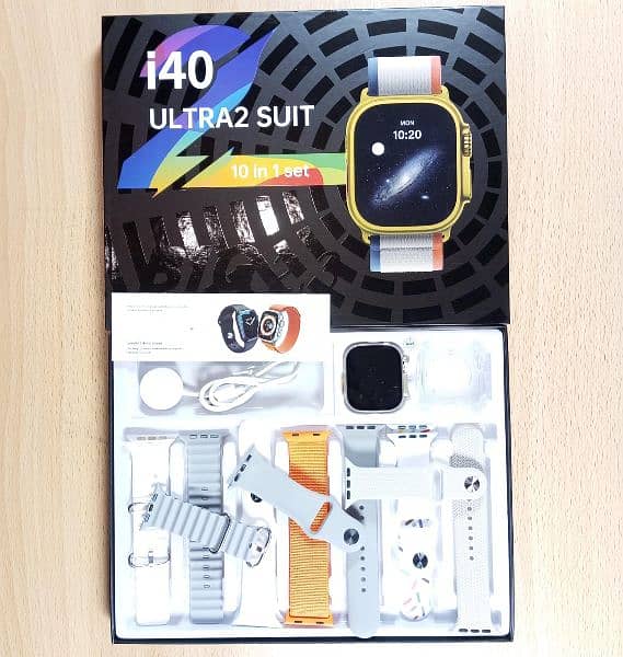 WS10 ultra 2 smartwatch with 7 strap 3 gen TWS earphone AI gestures BT 7