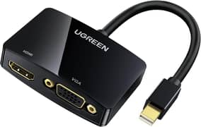 UGREEN 4K 2in1 Mini DisplayPort to HDMI VGA Adapter Triple Shielding 0