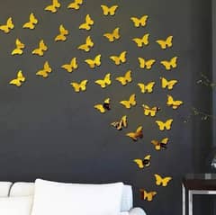 Butterfly Mirror Wall stickers, pack of 26