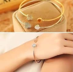 Double Hand Love Bracelet Color Rose Gold- Hand Bracelet