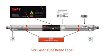 RECI, SPT Laser Tubes for Co2 Laser Cutting Machine