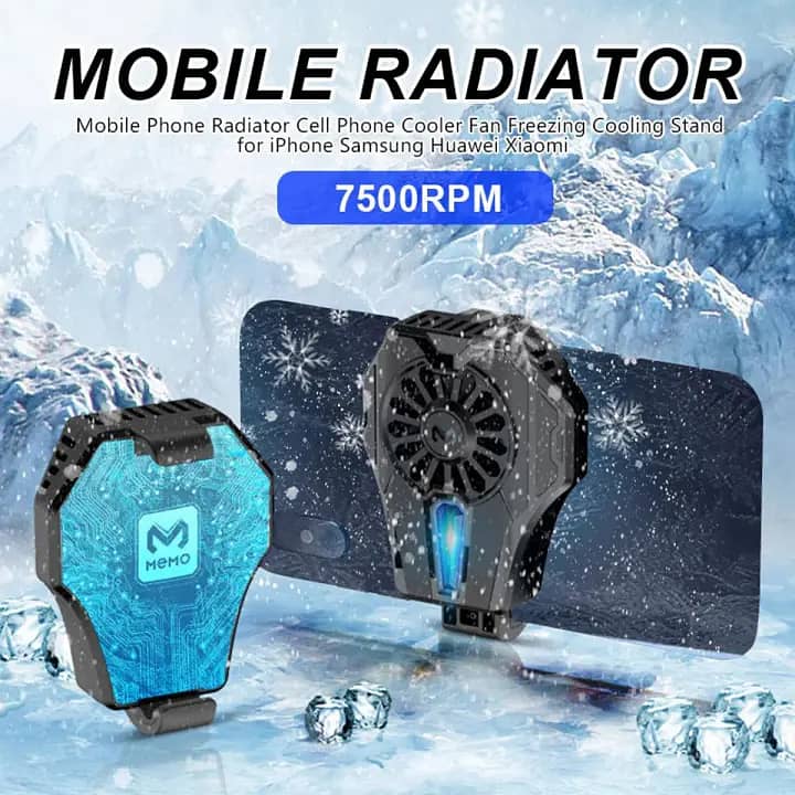 Mobile Cooling Fan Memo  Gaming Mobile Phone Cooler Cooling Radiato 0