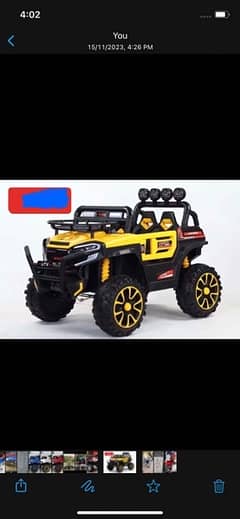 best quality kid electric jeep double seat for 2 babies