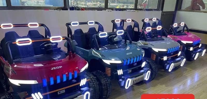 best quality kid electric jeep double seat for 2 babies 1
