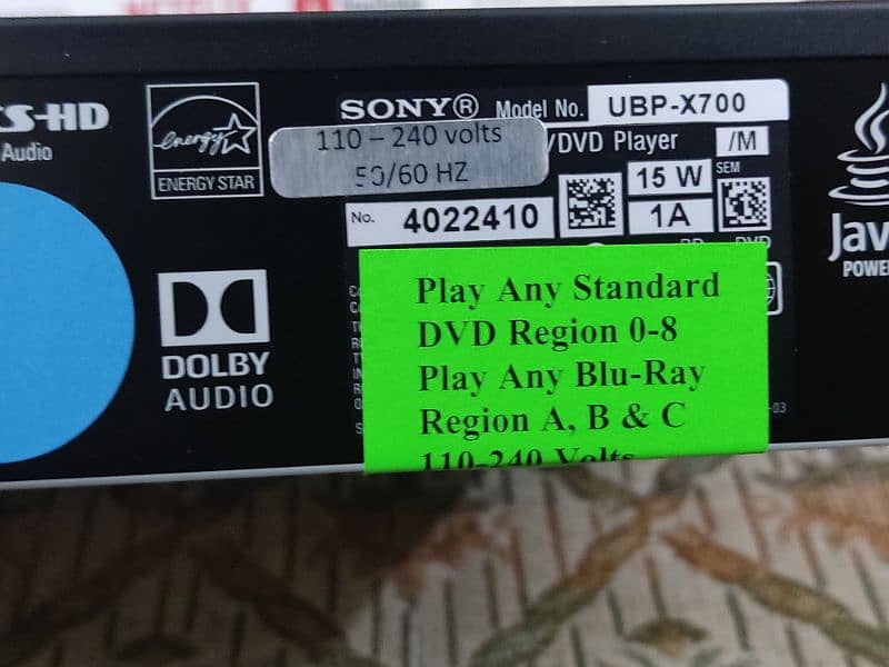 Sony UBP-X700/m, PREMIUM Blu-ray Player 4