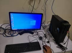 SYSTEM (CPU AND MONITOR DELL 20 inch)  Just 1 month used.