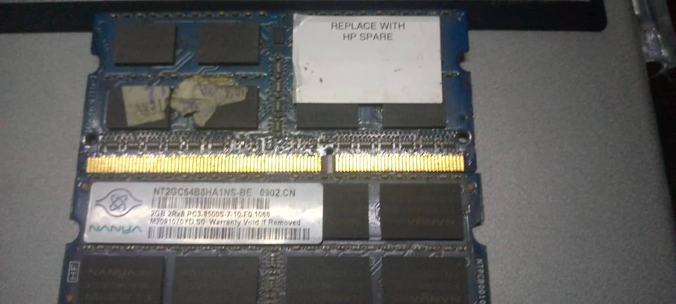 DDR3 Laptop Ram 2GB (2X) 3