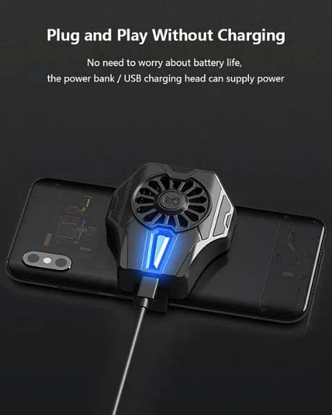 Mobile Cooling Fan Memo  Gaming Mobile Phone Cooler Cooling Radiator 1