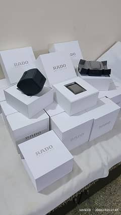 RADO WATCHES ORIGINAL BOXES New Model WHITE AND BLACK AVAILABLE