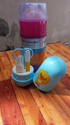 Imported Baby milk container ND baby nail kit