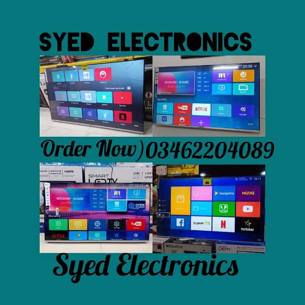 WHOLE SALE OFFER LED TV 32" INCH SMART ULTRA SHARP 4K ANDROID 1