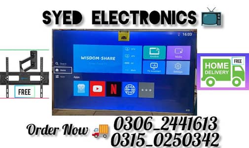 BIG  OFFER 75 INCHES LED TV SAMSUNG ANDROID 4K BORDER LESS
