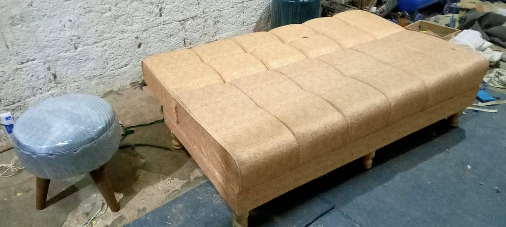 Sofa Cum bed| Sofa Set | sofa cum bed | puffy set/and stool 11
