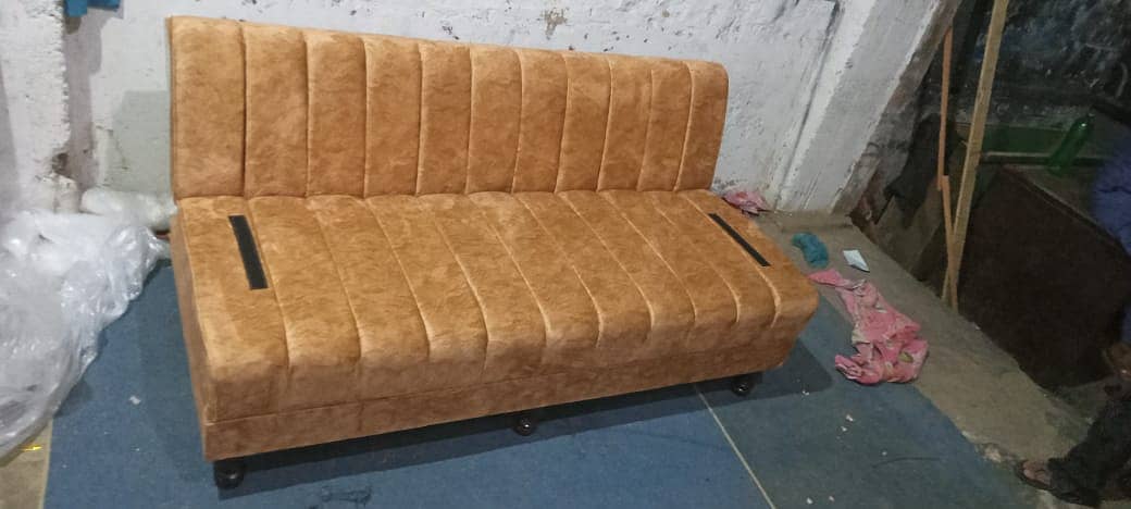 Sofa Cum bed| Sofa Set | sofa cum bed | puffy set/and stool 13