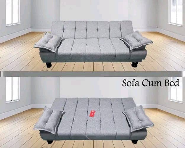 Sofa Cum bed| Sofa Set | sofa cum bed | puffy set/and stool 18