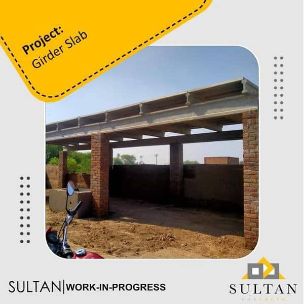 slab and girder roof and boundary wall 7