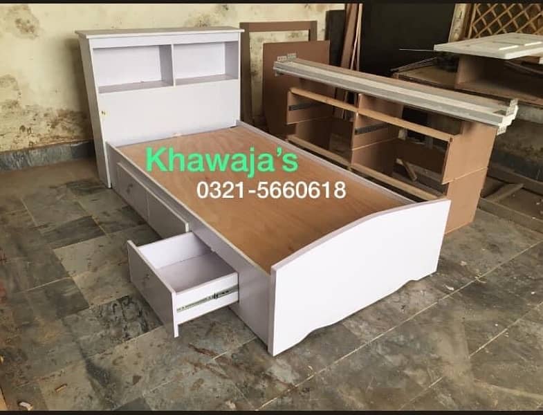 New single Bed ( khawaja’s interior Fix price workshop 1
