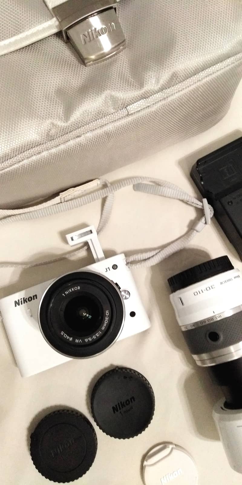 Nikon 1 J1 Mirrorless with 2 Lenses 10-30mm VR & 30-110mm VR 8