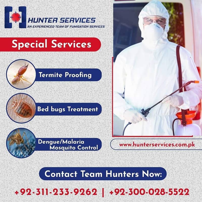 Pest Control/ Termite Control/Fumigation Spray/Deemak Control Services 2