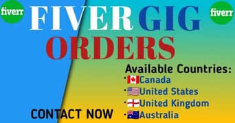 Fiverr Orders . Fiverr Gig Rank. 100% Guaranteed. contact for orders