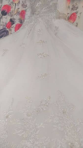 Fairy Frock silver embroidery contact 03042070487 1