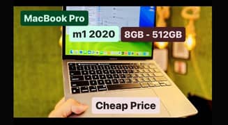 MacBook Pro m1 2020, 8GB - 256Gb, 13inches,