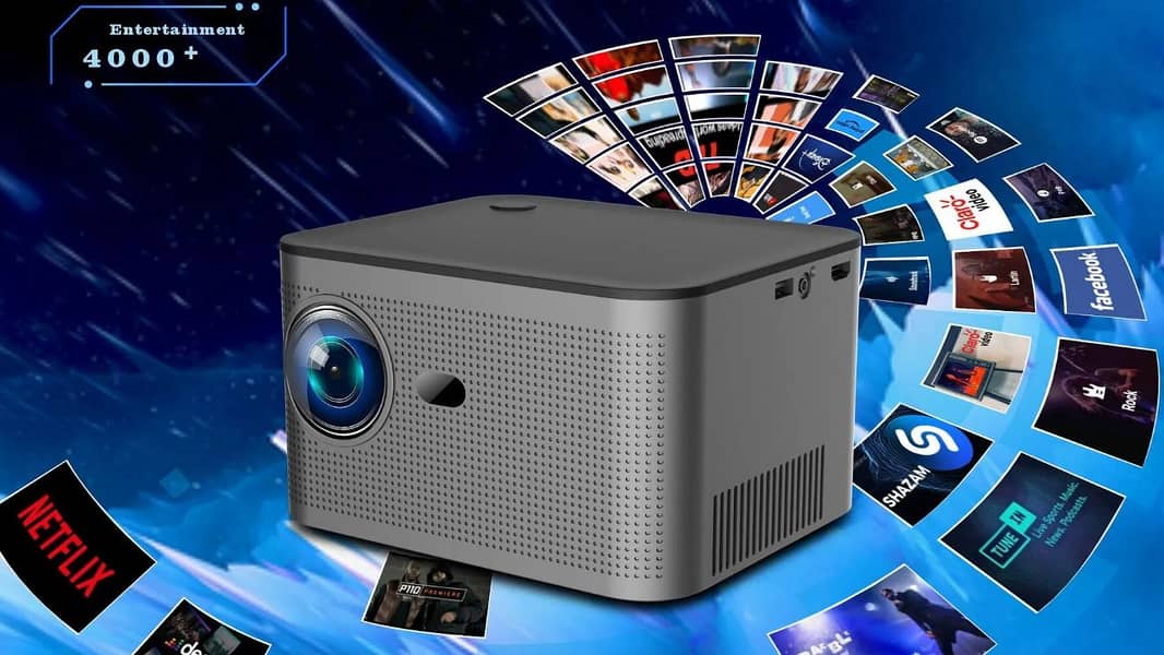 HY350 ANDROID 11.0V SMART PROJECTOR BRIGHTNESS (LUMENS) 580 ANSI 4K 17