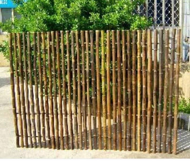 Bamboo Wall Design - Jaffri Shades - Waterproof Bamboo Roof 14