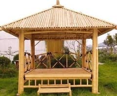 Bamboo Partitions/Bamboo Wall/Jaffri Shade Wood Works/Tents/Shade/huts