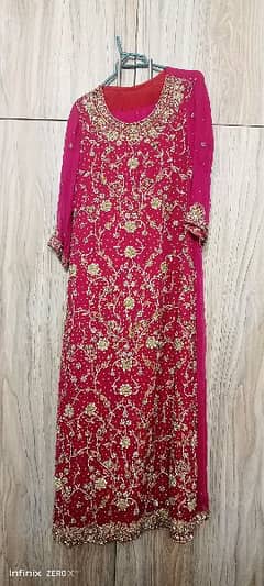m selling heavy embroided maxi with four sided work and choridar 0