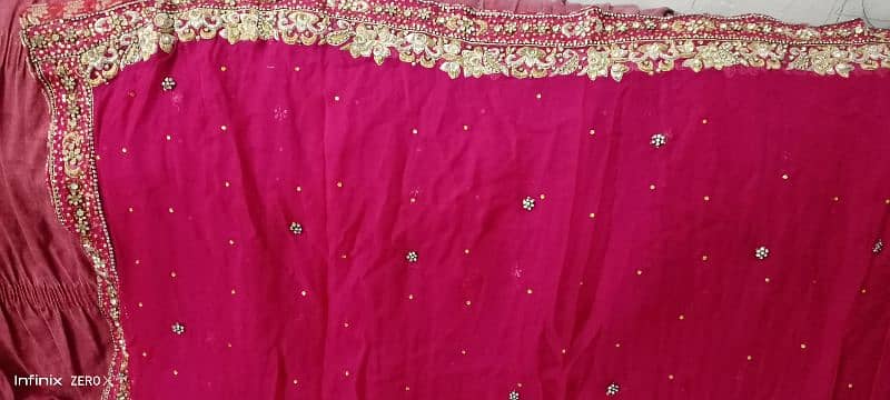 m selling heavy embroided maxi with four sided work and choridar 2