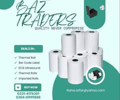 THERMAL Printer Paper Roll ATM ECG Ultrasound best quality available 0