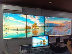 65 inch Video Wall Complete Installation 2x2 Controller 4k 0