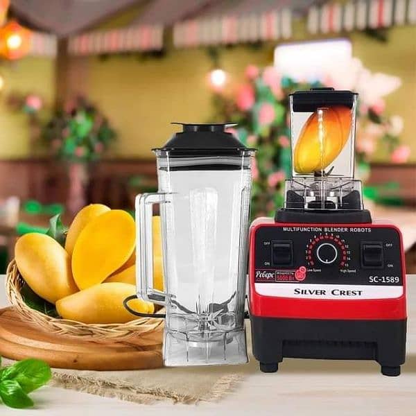 Silver crest Heavy duty Blender 2 in 1      (O3O94O4O36O) 0