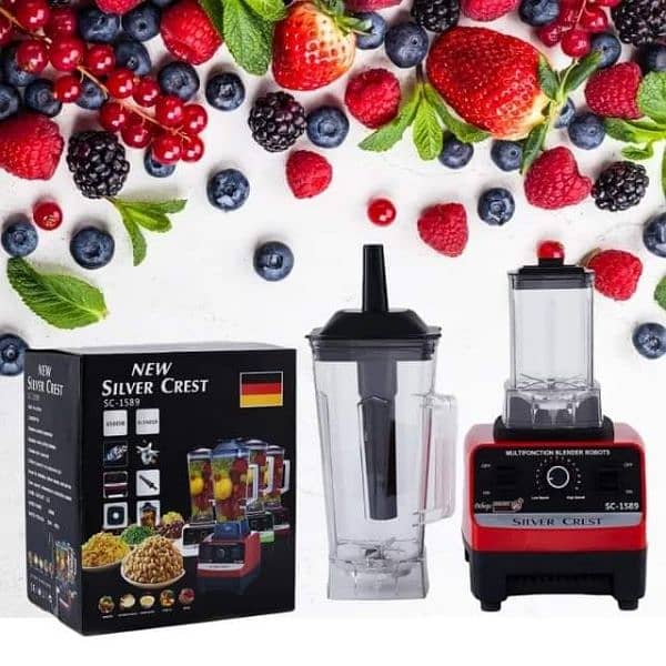 Silver crest Heavy duty Blender 2 in 1      (O3O94O4O36O) 1