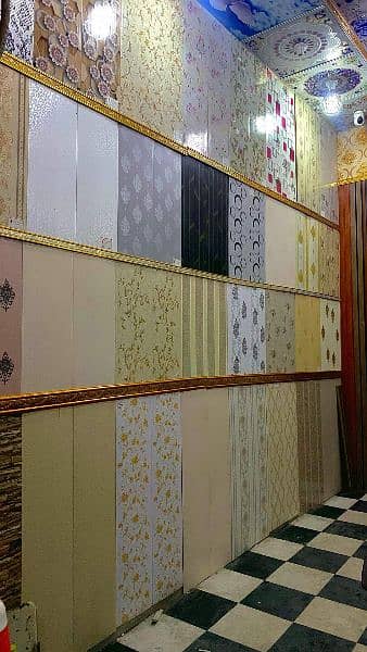 Pvc Panel. wallpaper. pvc & wooden Flooring sheet. Blinds. Ceiling. grass 4