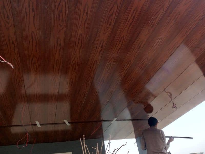 Pvc Panel. wallpaper. pvc & wooden Flooring sheet. Blinds. Ceiling. grass 18