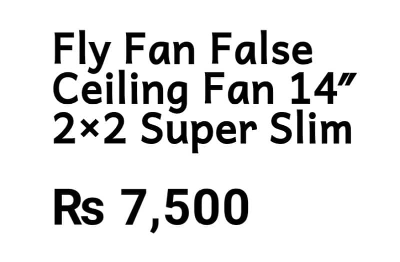 FLY FAN FALSE CEILING FAN 14 2×2 AVAILABLE FOR SALE 7