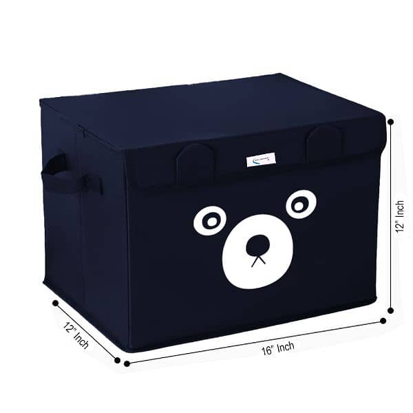 Panda Design Folding Storage Bins Quilt Basket Kid Toys Organizer 2