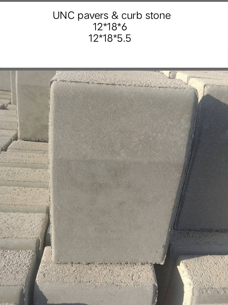 Pavers, Tuff Tiles, curb stone for sale. 1