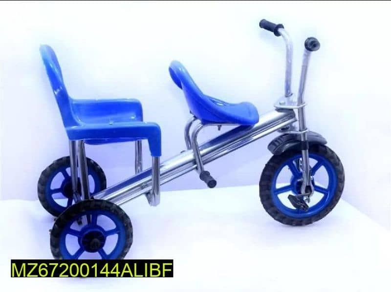 Kids double seat tricycle heavy duty 2