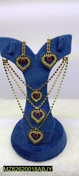 Elegant Artificial jewellery set and bangles 2