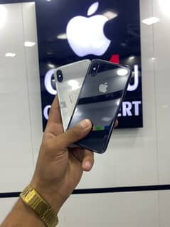 Iphone x 256gb pta approved light shad and  apple watch freee