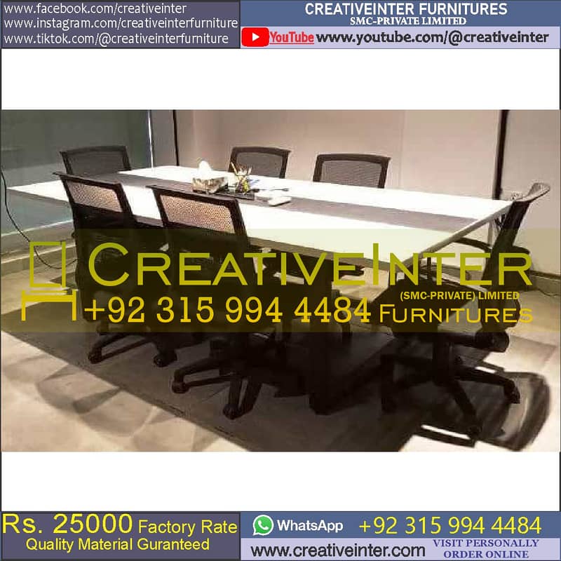 Office Meeting Conferece Table Workstation Chair Office Furniture CEO 5