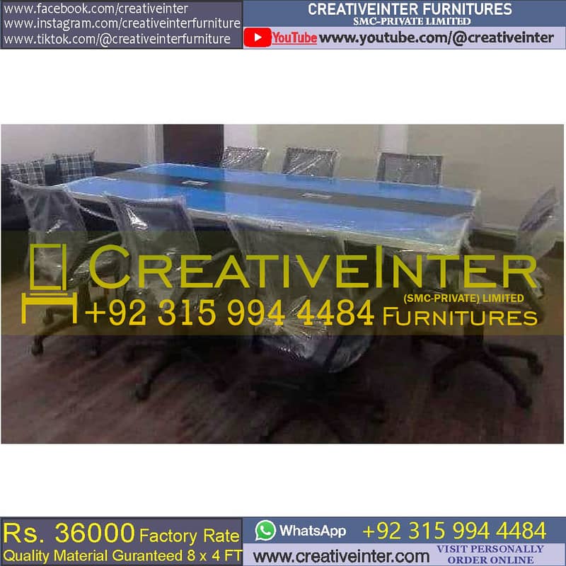 Office Meeting Conferece Table Workstation Chair Office Furniture CEO 13