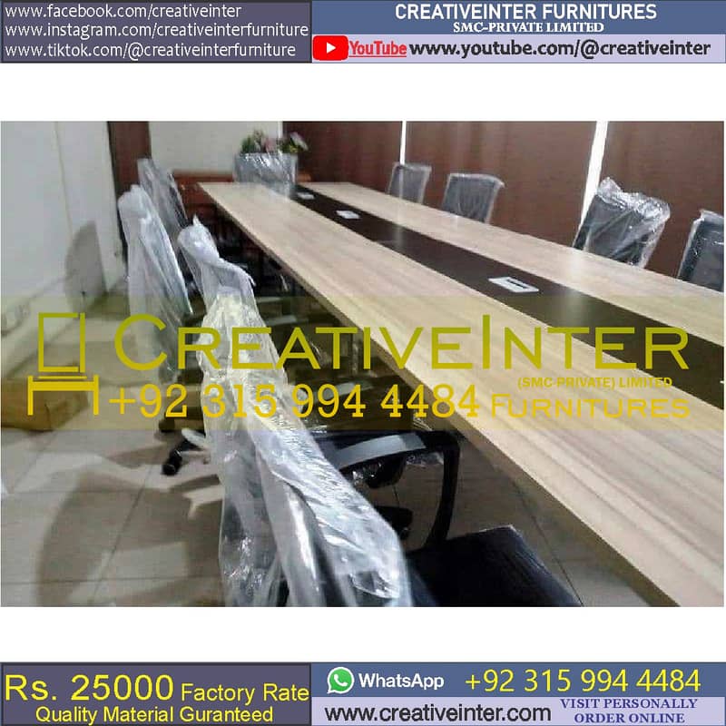 Office Meeting Conferece Table Workstation Chair Office Furniture CEO 19