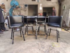 Black Dining Table 4 Persons