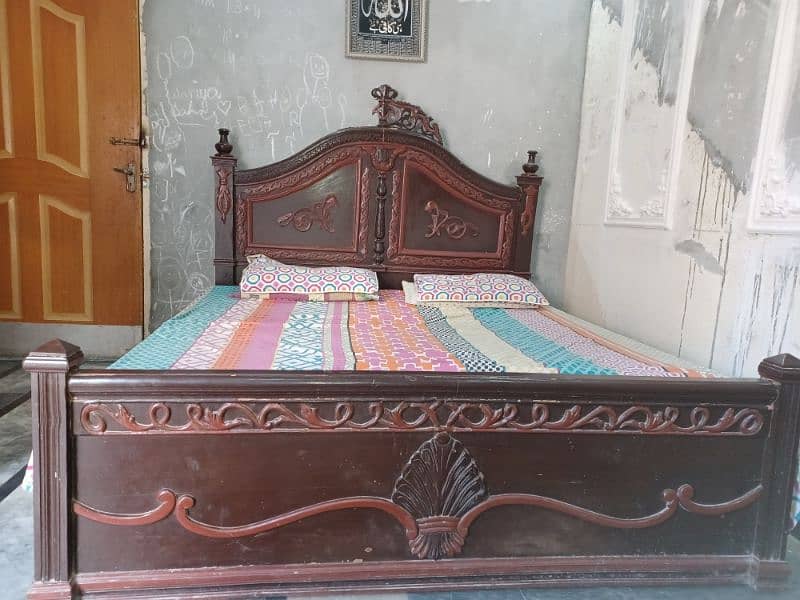 King size bed and dressing table available for sale 11